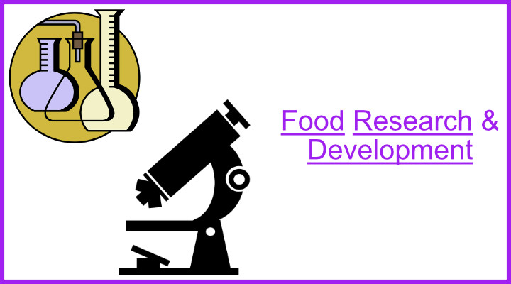 Microscope and various types flasks used in the food research and development.