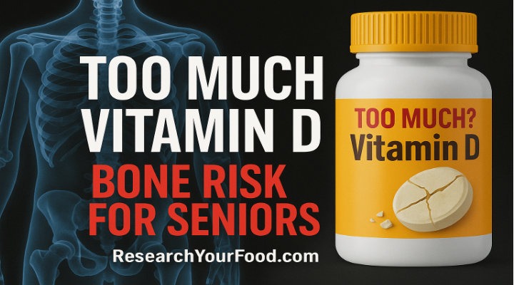 The Hidden Dangers of Too Much Vitamin D for Seniors | Research Your Food